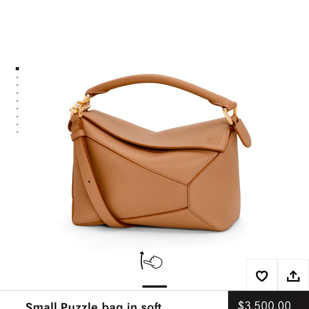 Loewe Small Puzzle Bag in Soft Grained Calfskin